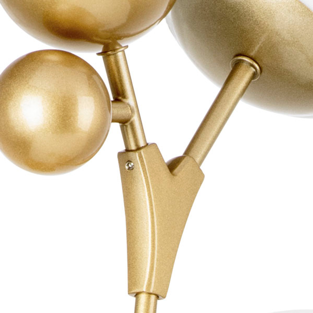 815533 Бра CROCO 3х5W (led) G9 ЗОЛОТО/БЕЛЫЙ