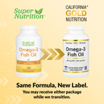 California Gold Nutrition, рыбий жир с омега-3, триглицерид Vivomega, 1000 мг, 240 рыбных капсул