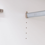 Шкаф для одежды, 117х55х175, Марм, распашной, в прихожую, со штангой и полкой, серый, Dipriz