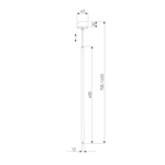 Подвесной светодиодный светильник Flinn 3W 4000К белый 50262 LED