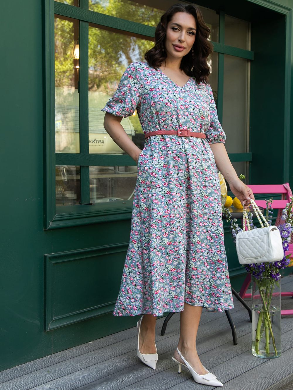 Платье Калифорния (цветочное) П15933-30М LT Collection
