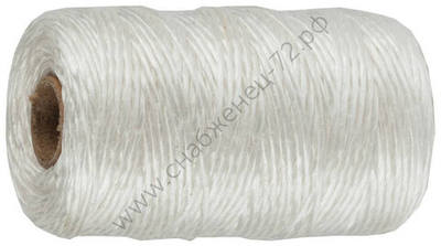 ЗУБР d 1,8 мм, 110 м, 1200 текс, 50 кгс, белый, полипропиленовый шпагат (50031-110)