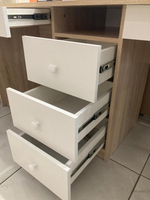 Стол письменный В-5 дуб сонома/белый