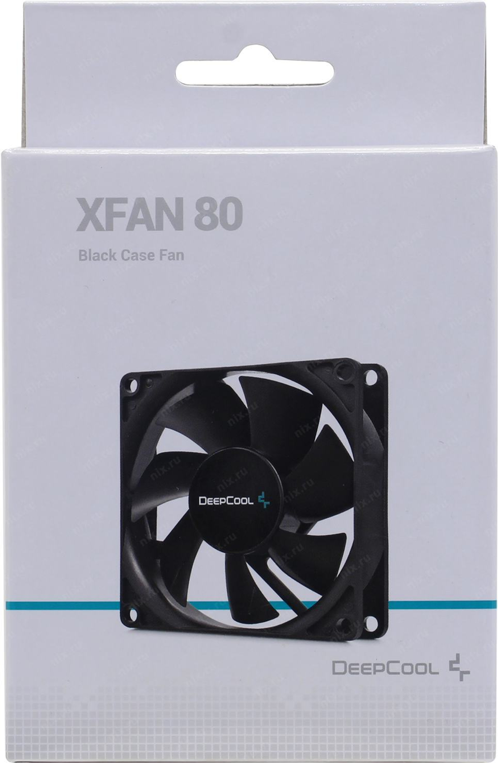 Вентилятор для корпуса 80x80x25mm DEEPCOOL &lt;DP-FDC-XF80&gt; XFAN 80 (2пин, 20.3дБ, 1800об/мин)