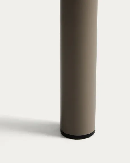 Уличный стол Joncols из алюминия с бежевой отделкой 180 x 90 см