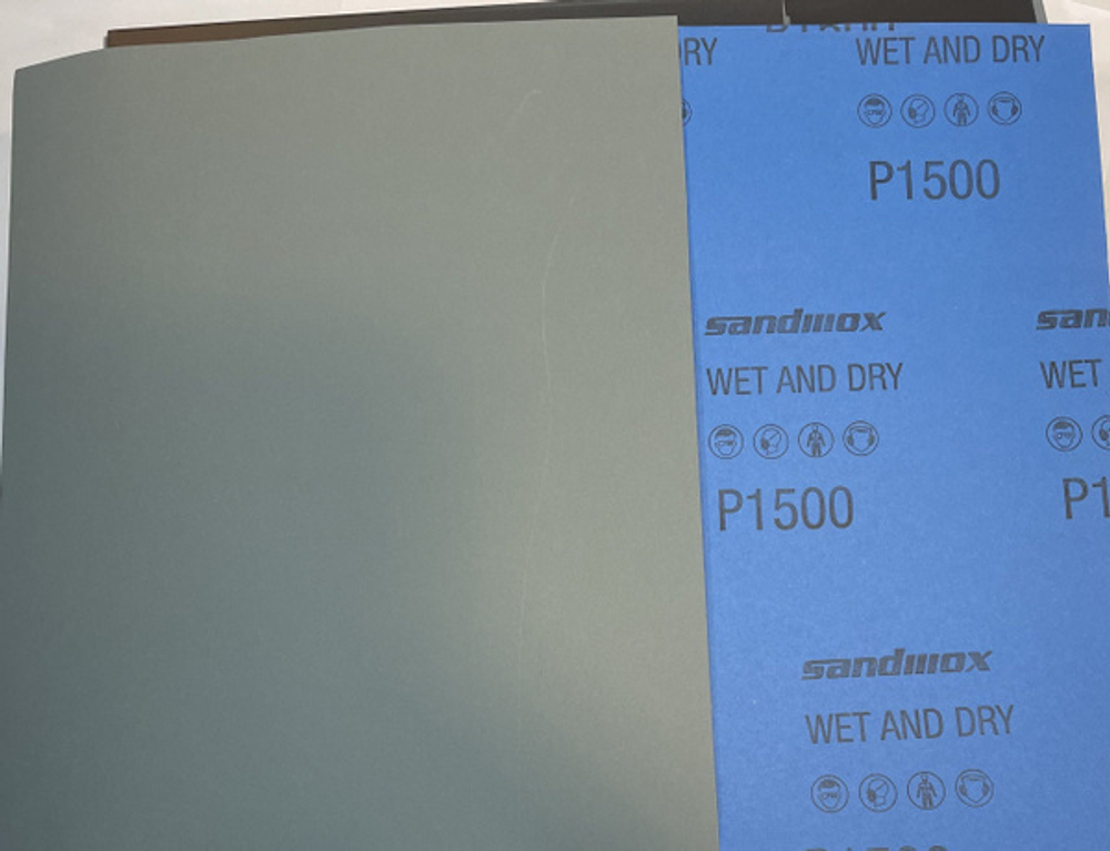 SANDWOX WPF водостойкая шлиф. бумага 230 x 280 мм Р1500