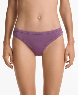 OYSHO Классические плавки бикини в рубчик, фиолетовый