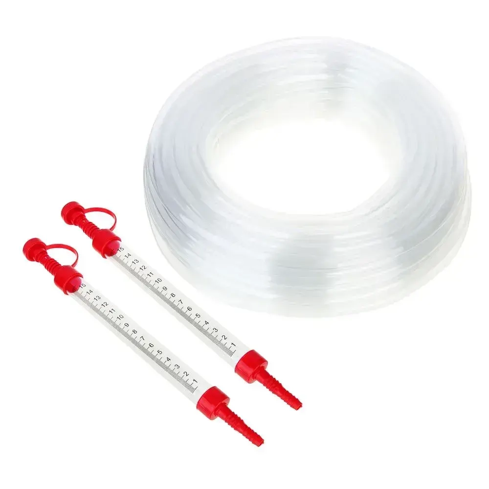 Гидроуровень строительный 25м, ЕРМАК,трубка 8 мм, водяной уровень гидростатический строительный