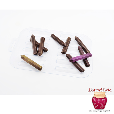 Форма для шоколада КАРАНДАШИ, пластик