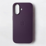 Leather Case (с сенсорной клавишей и АНИМАЦИЕЙ) для iPhone 16 Pro
