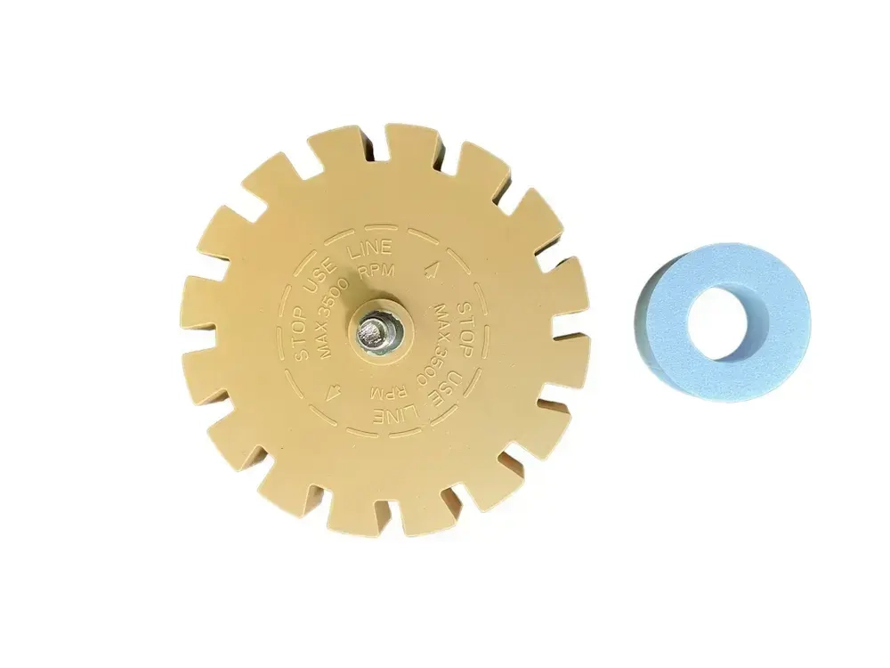 Диск для снятия, удаления двухстороннего скотча, следов клея, зачистной резиновый