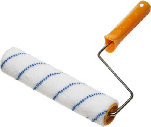 Валик NYLON ПОЛИАМИД малярный в сборе, ворс 6мм, бюгель 6мм, 40х240мм, STAYER Master