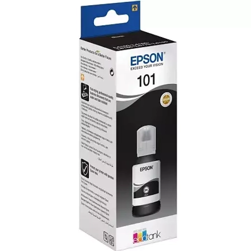 Контейнер с черными чернилами Epson C13T03V14A 127ml, черный