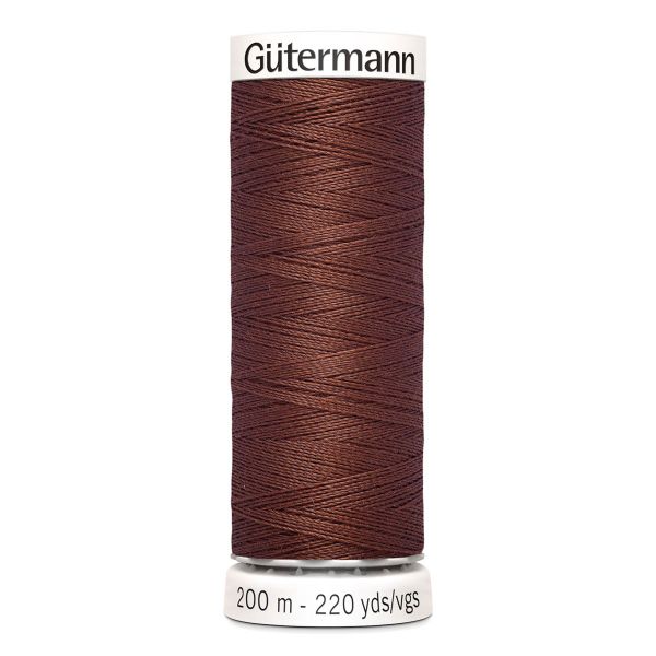 Нитки универсальные Gutermann Sew-all 100 (200 метров), 5 кат. | 478 коричнево-розовый