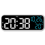 Часы настольные LED MIRROR YX-2802 Blue&White