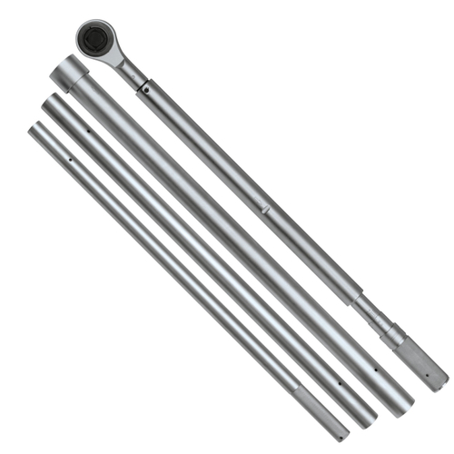 Динамометрический ключ 1", 500-2500 Нм, для левой и правой резьбы, футляр KING TONY