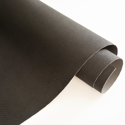 Кожзам переплетный с тиснением "Питон", темно-серый