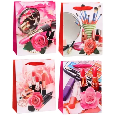 Пакет подарочный «Женские радости» 18*24*8.5 см, микс