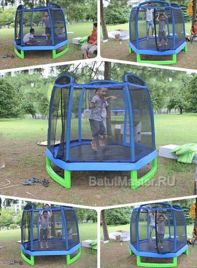Батут с сеткой, диаметр 7 фт