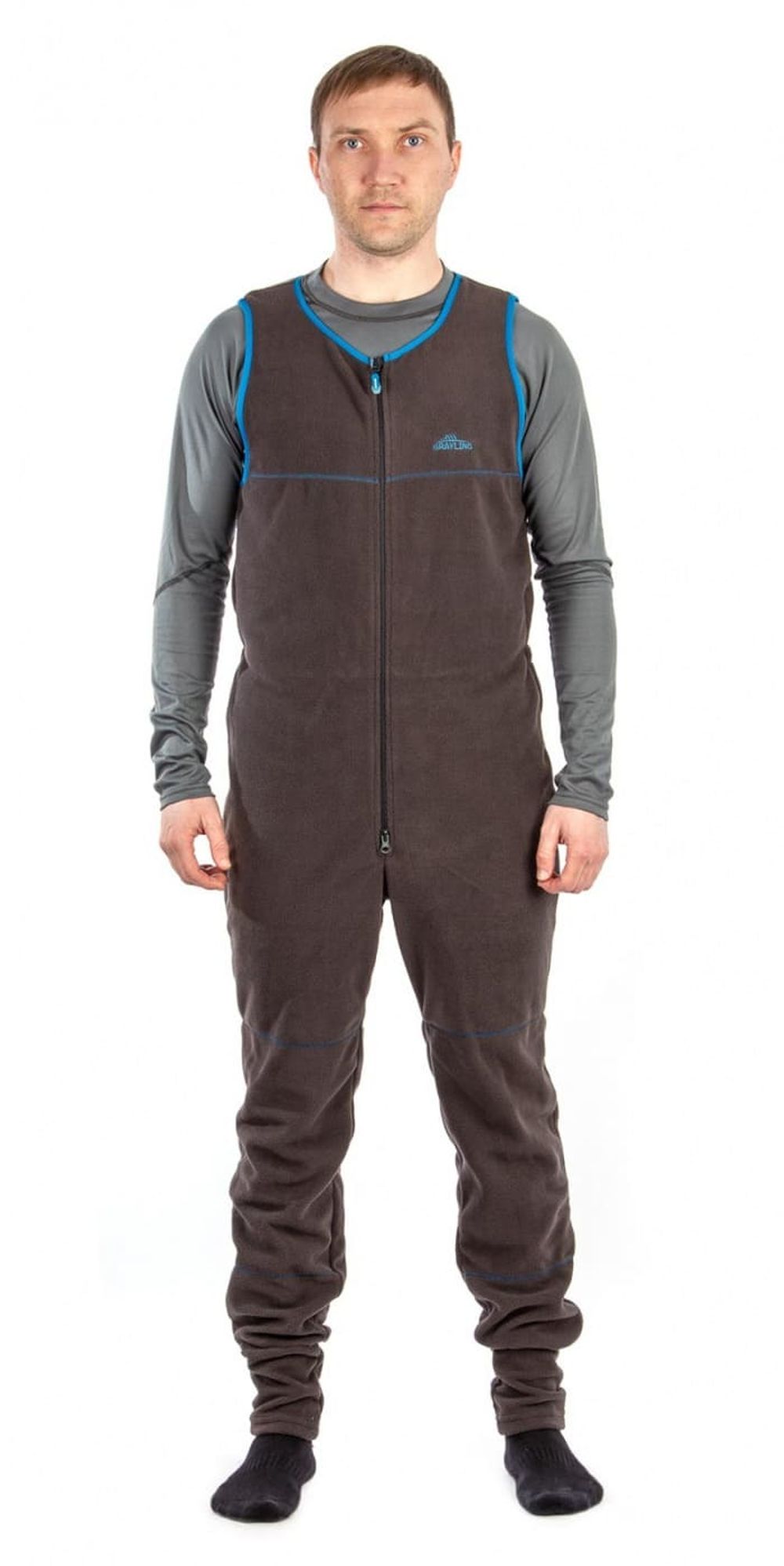Комбинезон "Торнио" Grayling (флис, темный графит)