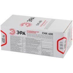 СНК-600 ЭРА Стабилизатор напр. компакт, 160-260В/220В, 600ВА