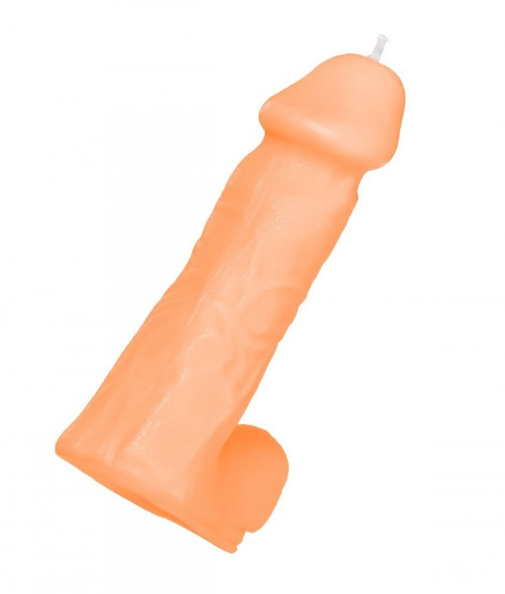 Свеча Pecado Пенис оранжевая 98 г