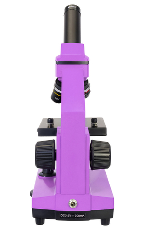 Микроскоп Levenhuk Rainbow 2L Аметист с набором для опытов Levenhuk K50