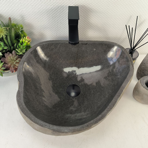 Раковина из речного камня RS-65492 46*42*15 0856