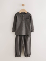 Пижама для мальчика Next AJ8-034, 3 шт., Серый, Хаки, Голубой