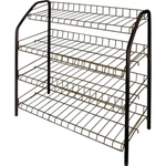 Этажерка1 д/обуви разб (700х300) 4 полки Медный антик