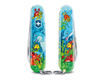 Нож My First Victorinox Dolphin Edition, 84 мм, 9 функций, голубой 0.2373.E1