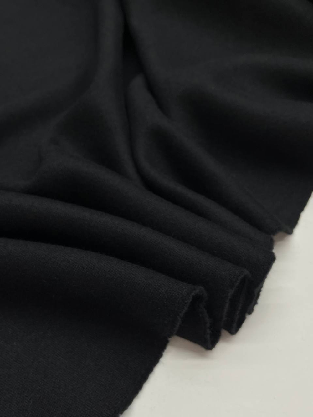 Трикотаж шерсть с кашемиром double черный