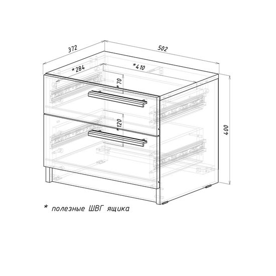 Айрон ТБ-12 Тумба прикроватная