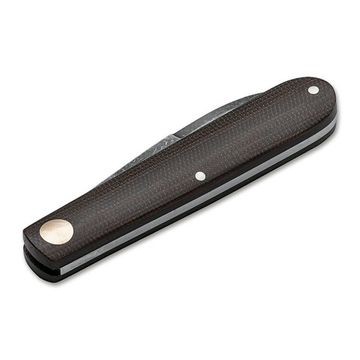 Складной нож Boker 115942 Barlow Prime EDC Green c клинком из стали 1.2210 (115CrV3) Carbon Steel, рукоять микарта