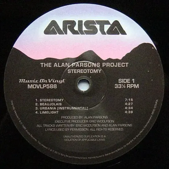 The Alan Parsons Project - Stereotomy