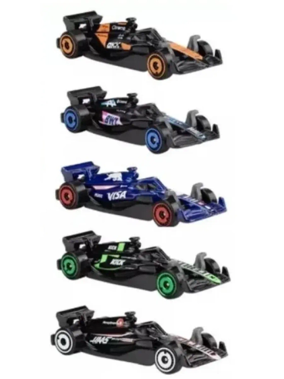 Набор из 5 машинок Хот Вилс Формула 1