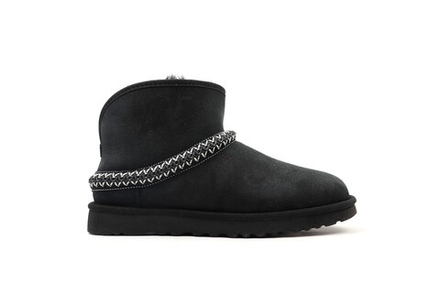 UGG Classic Mini Cresent Black