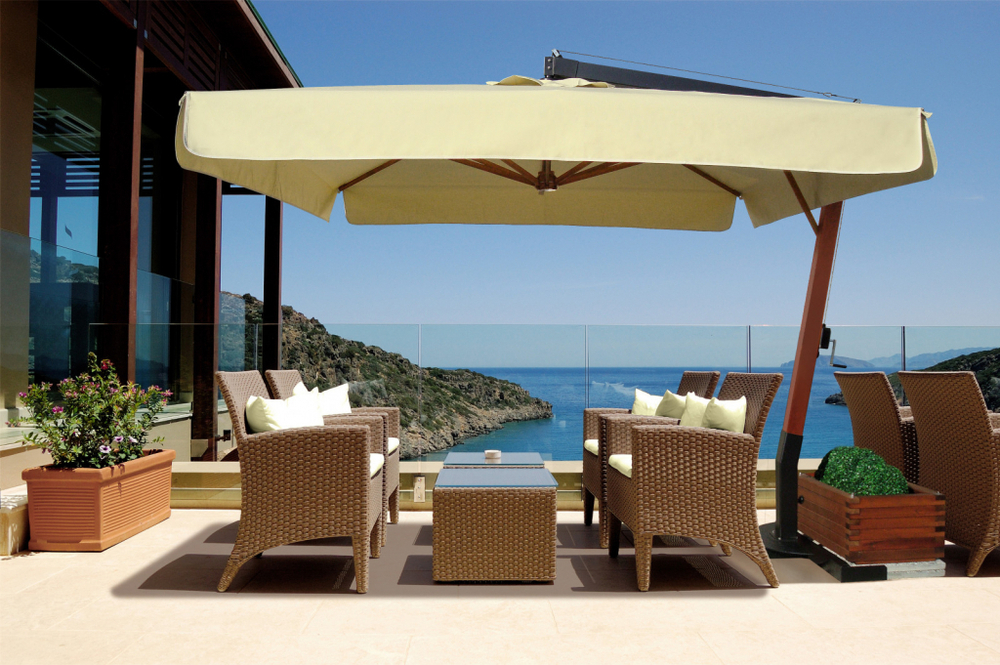 Зонт профессиональный 4х4 м Vespucci