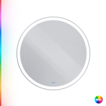 Зеркало Cezares CZR-SPC-MC-800-RGB-TCH с LED подсветкой и RGB подсветкой с сенсорным выключателем и диммером