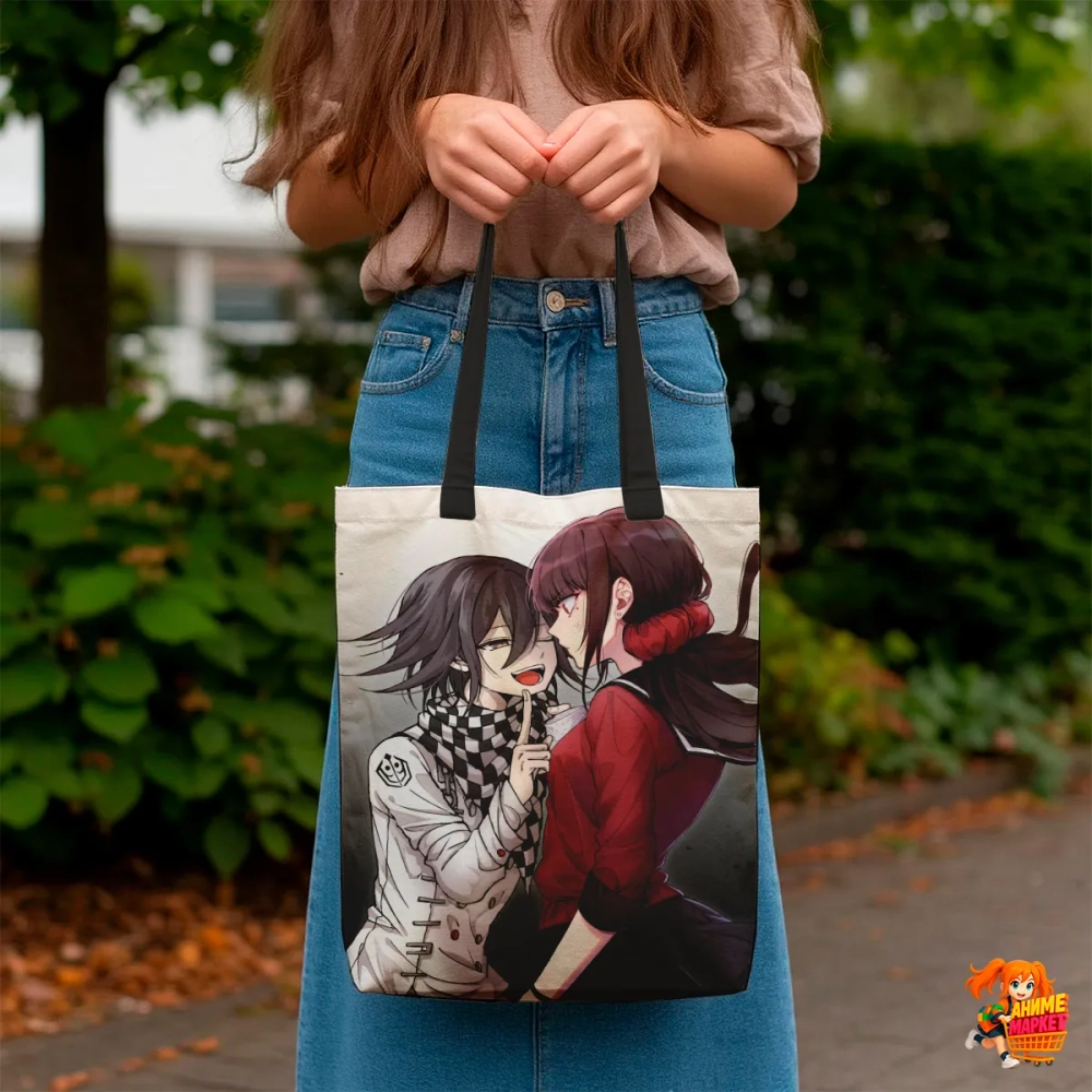 Сумка шоппер с принтом Danganronpa
