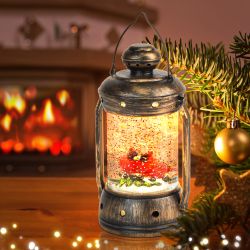 Светодиодная новогодняя фигура ЭРА ENGDS-12 Красный кардинал 1 LED | Фигуры
