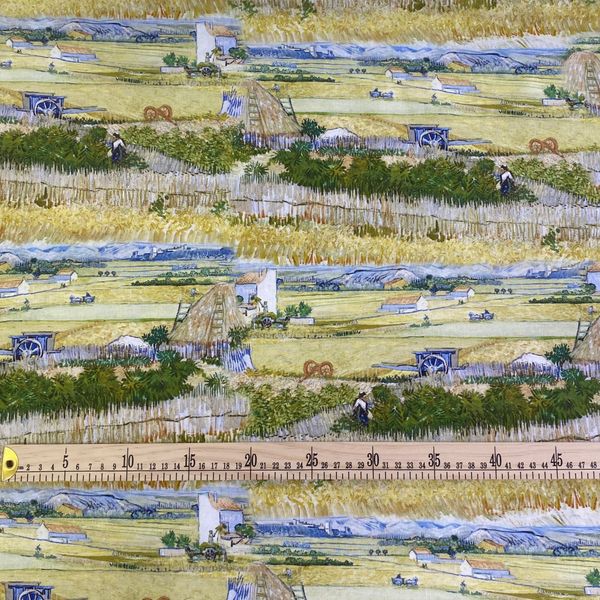 ИМПРЕССИОНИЗМ # 16, отрез 65 см 100% хлопок, Handmade Fabrics 2