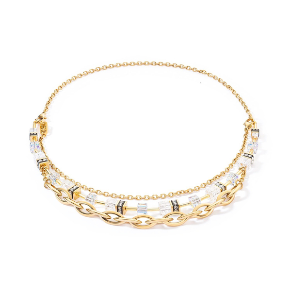Колье-трансформер 4-in-1 Coeur de Lion White-Gold 4523/10-1416