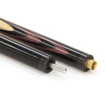 Кий / пирамида 2-pc "Классика" (черный граб, амарант) 13 запилов