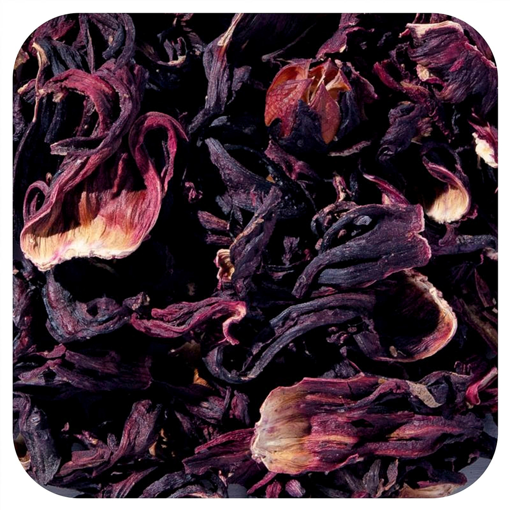 Starwest Botanicals, Органические лепестки цветов гибискуса, 453,6 г (1 фунт)