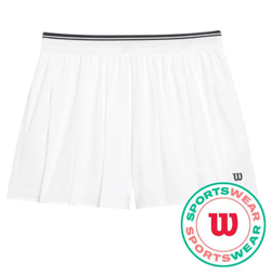Женские Шорты теннисные Wilson Velocity Pleated - белый