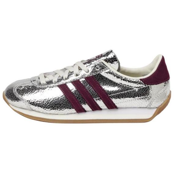 adidas originals COUNTRY OG Повседневная обувь Низкий Топ Серебристый/Красный Унисекс