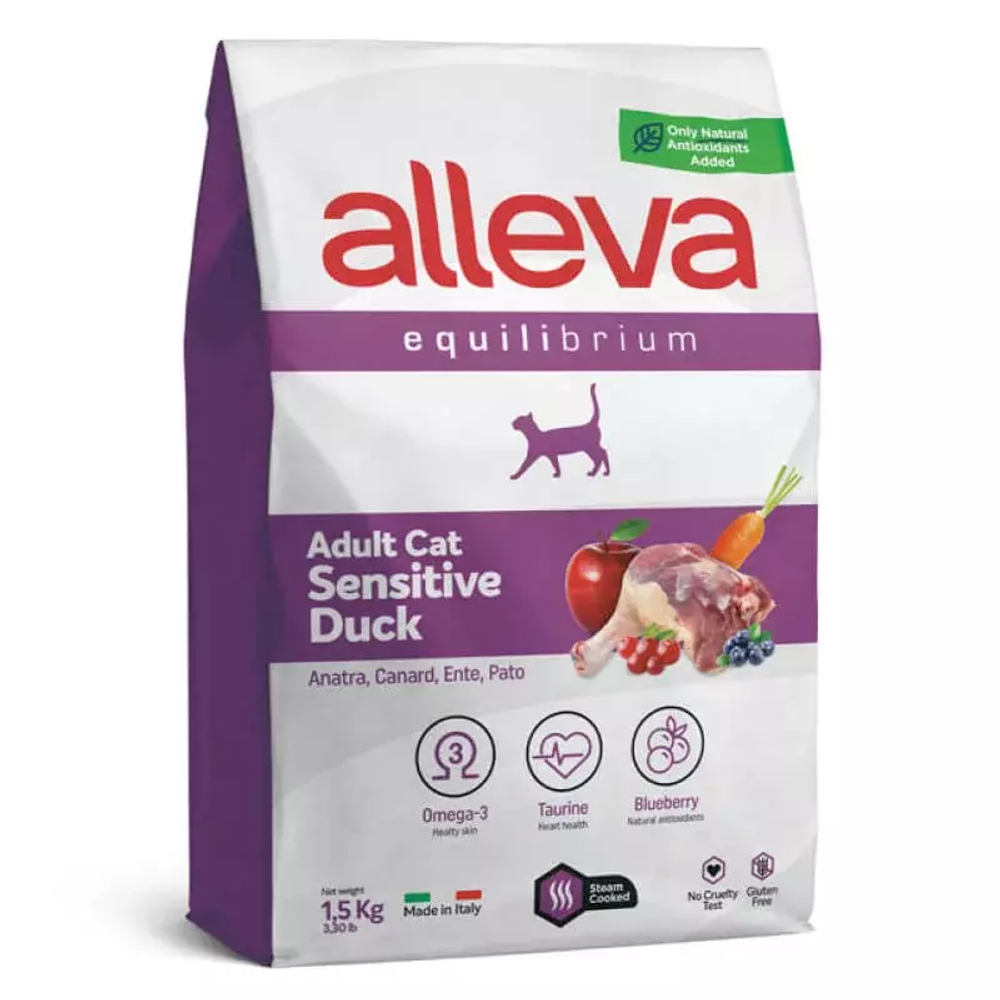 Alleva Equilibrium Sensitive Adult Cat с уткой