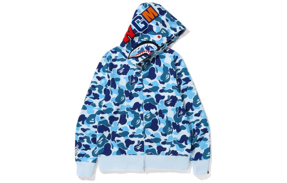 A Bathing Ape Big Abc Camo Shark Full Zip Худи