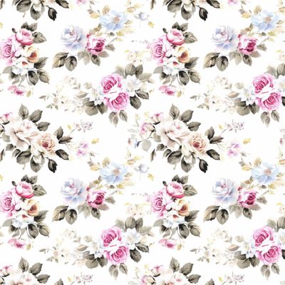 Розы на белом фоне